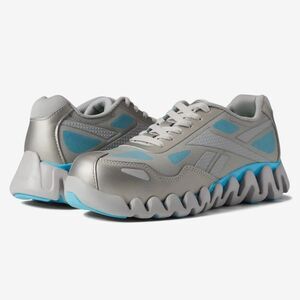 NIB Reebok Zig Pulse Work EH Comp Toe Sz 7.5 Wide Color:Grey/Powder Blue